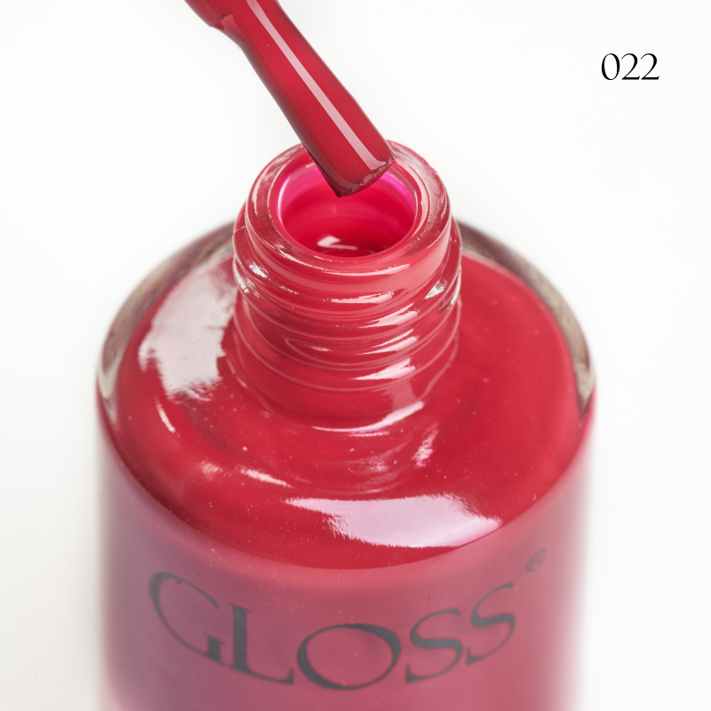 Lacquer Nail Polish GLOSS 022 (raspberry), 11 ml